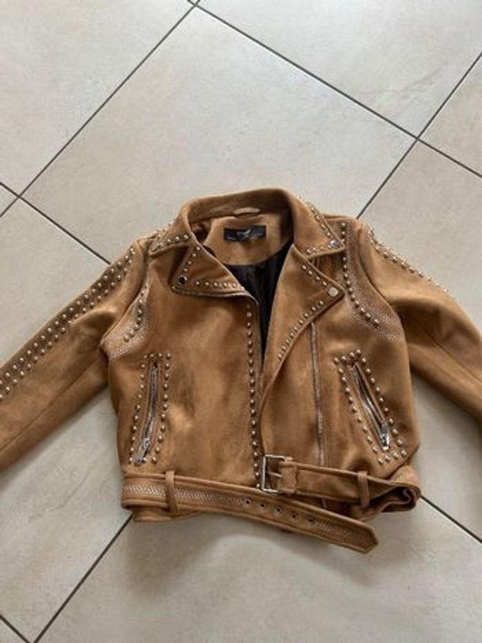 Veste en suédine