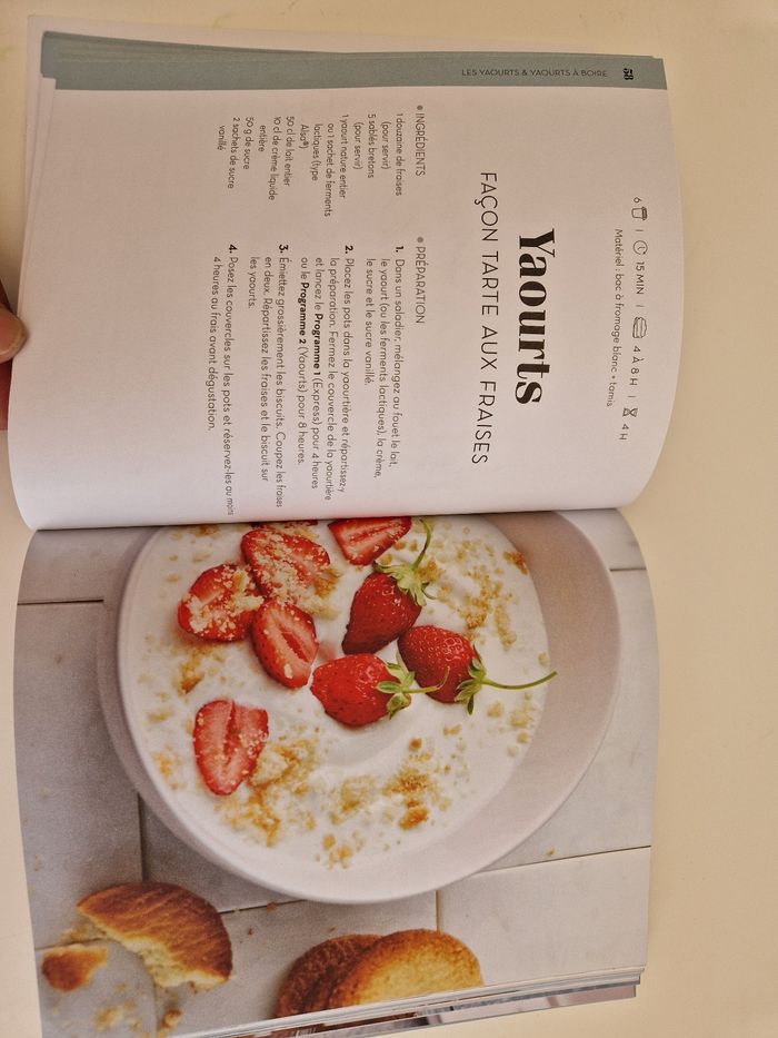 Livre : 80 recettes à la yaourtière Multidélices - photo numéro 2