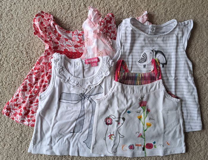 Très gros lot de vêtements fille taille 6 mois - photo numéro 4