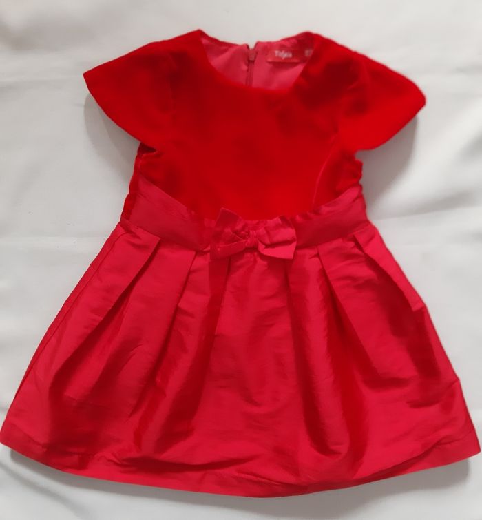 robe de fête rouge - Noël / Réveillon - 24 mois - photo numéro 2
