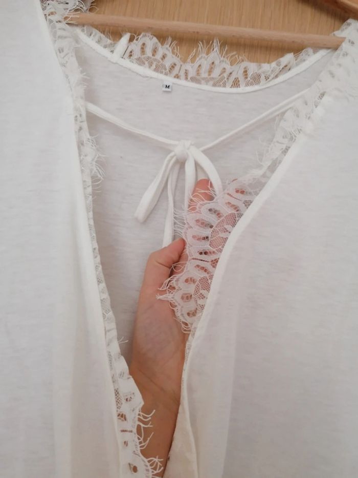 Dos nu ML blanc cassé M - photo numéro 4