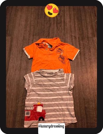 Lot 2 t-shirt pour bébé taille 9mois 🧸