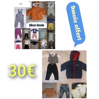 Lot 6/9mois garçon