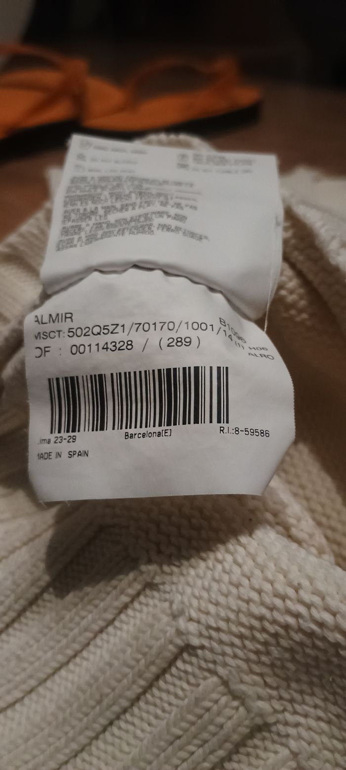 Pull Jersey Burberry London Size S/M Blanc Crème Coton - photo numéro 8