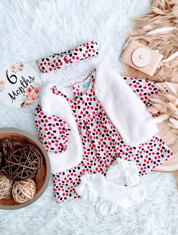 Ensemble complet 4 pièces obaïbi/Kiabi 6 mois 🎀 - photo numéro 2