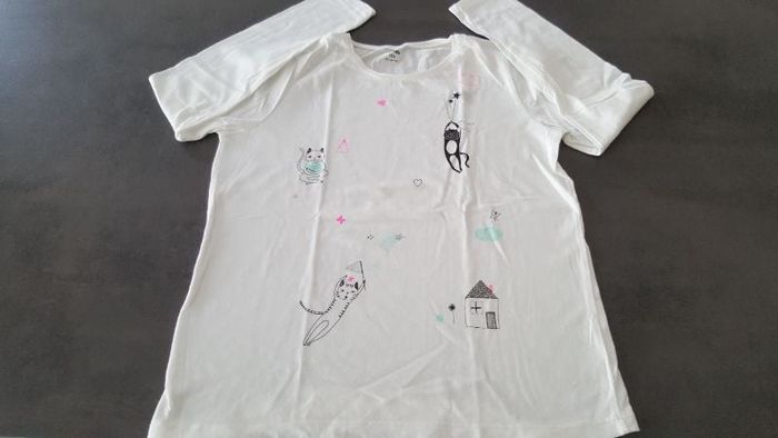 Tee shirt manches longes Kiabi 12 ans fille
