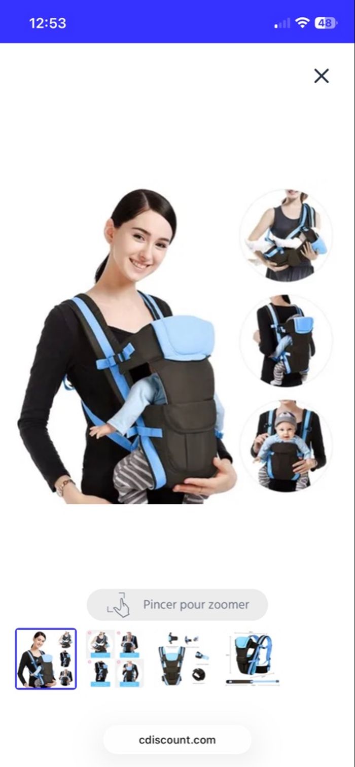 Porte bébé - photo numéro 3