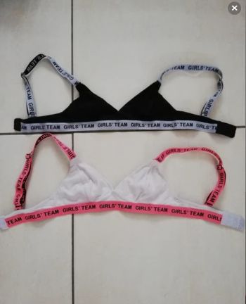 Lot de 2 soutiens gorge/brassière T10 ans