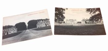 2 Cartes postales anciennes Le Haras-du-Pin (Orne)