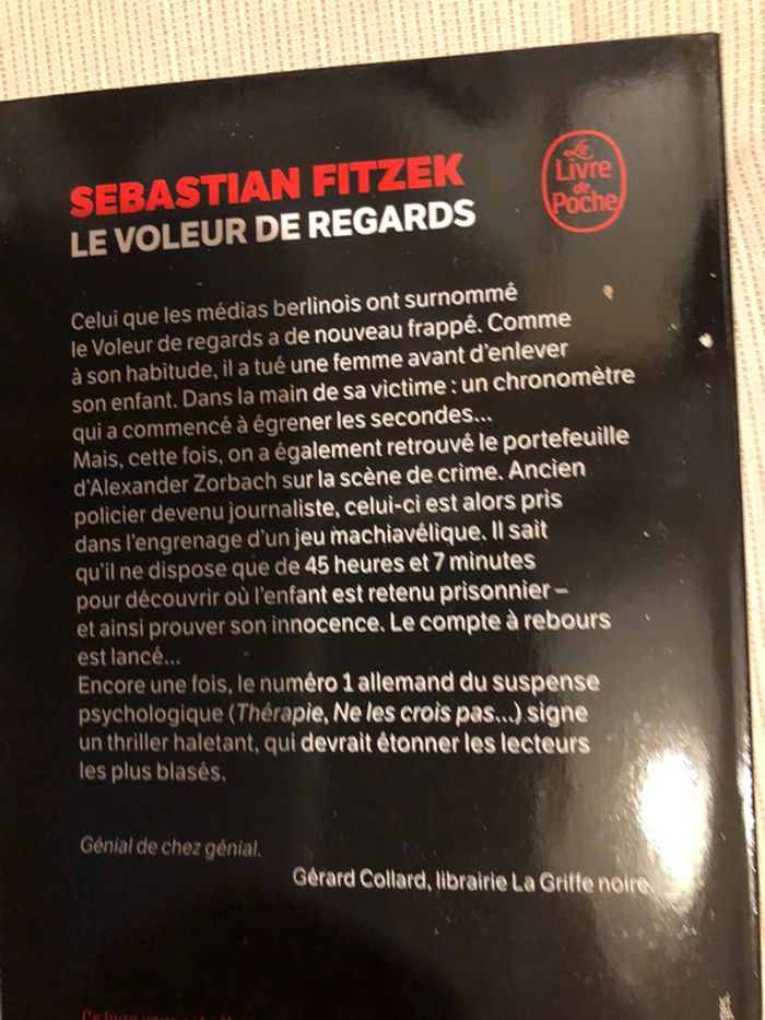 Livre le voleur de regards - photo numéro 3