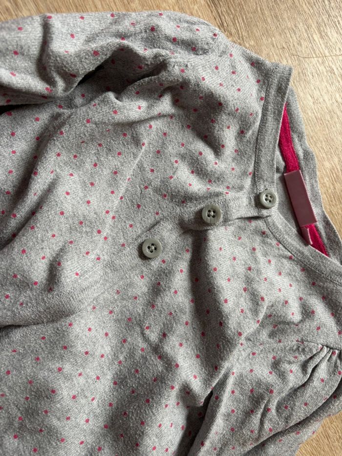 Lot de Gilet 3-4 ans fille rose et gris - photo numéro 5