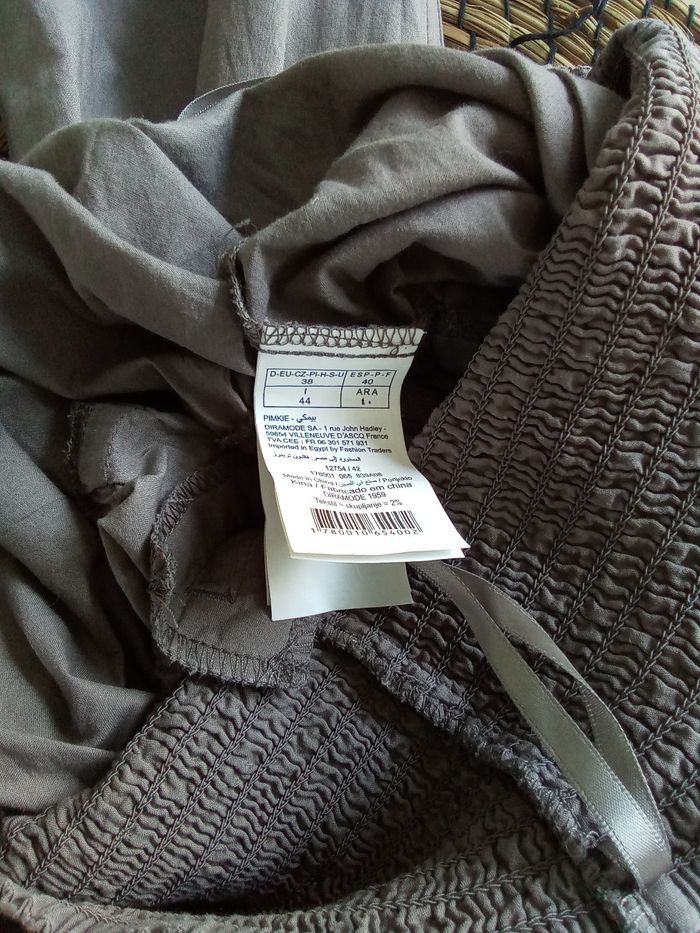 Combinaison gris clair légère sans bretelles Pimkie taille 38/40 - photo numéro 8