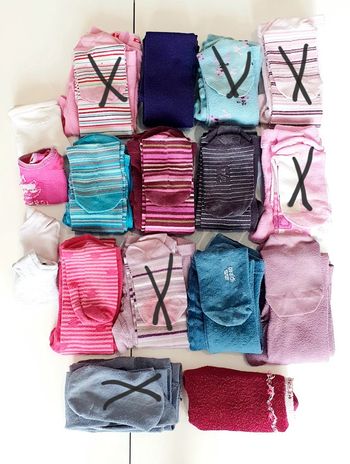 Lot collants + chaussettes - 7/8/10/12A