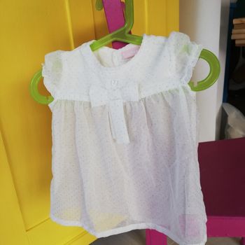 Robe blanche 18 mois cycleband