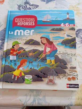Livre question réponse "la mer" neuf 4/6 ans nathan