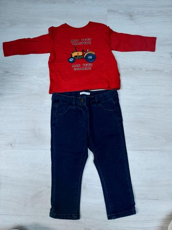 Ensemble tracteur bout’chou 12 mois