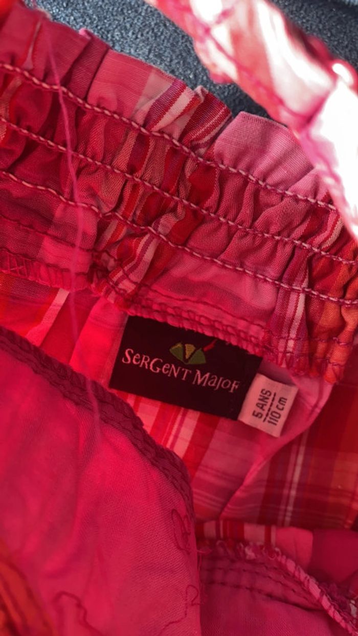 Robe sergent major 5 ans en madras - photo numéro 4
