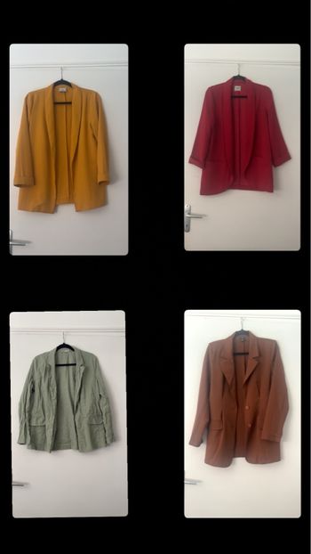 Lots de 4 blazers 