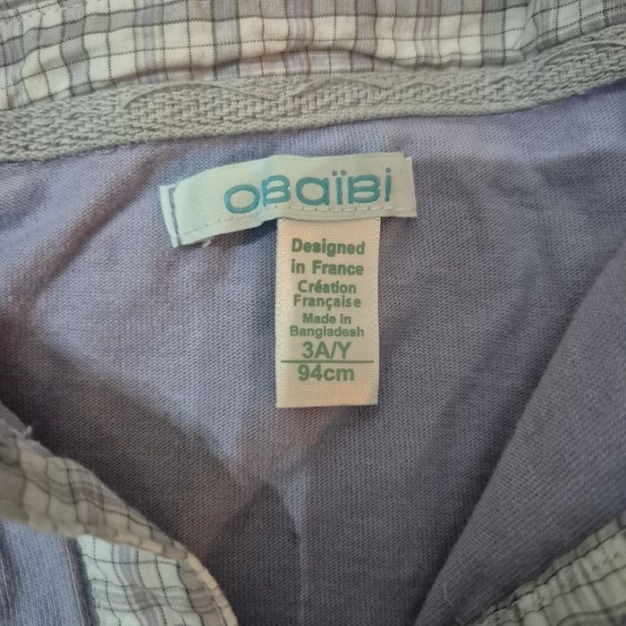 T shirt manche longue parme 3ans Obaïbi - photo numéro 4
