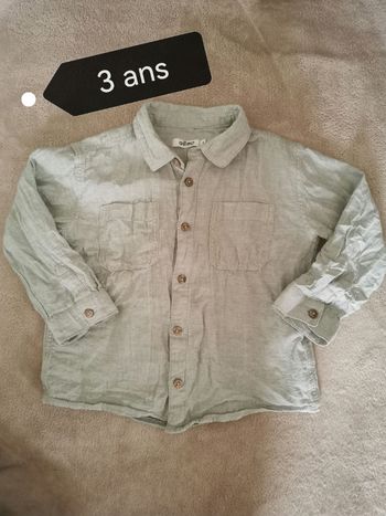 Chemise 3 ans
