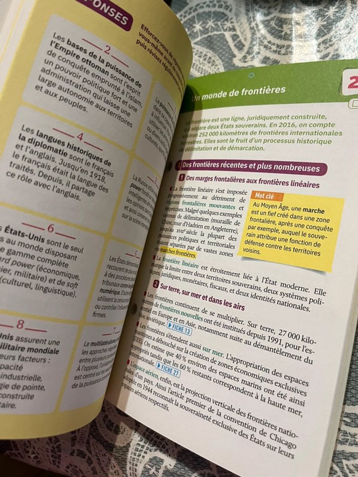 Fiches bac 1ere Histoire géo Géopolitique sciences po Spécialités - photo numéro 4