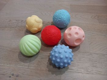 Lot de 6 balles sensorielles