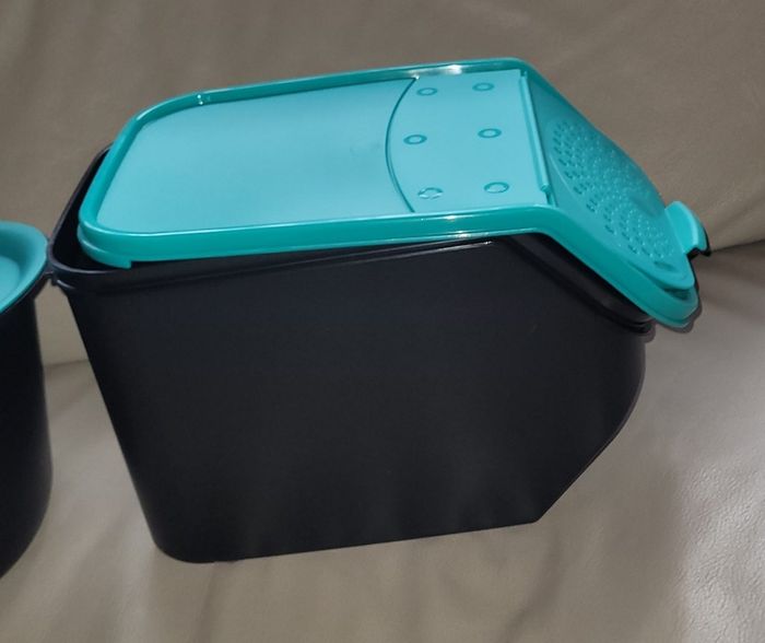 Lot de 3  Tupperware pour les pommes de terre oignons et poubelle de table - photo numéro 9