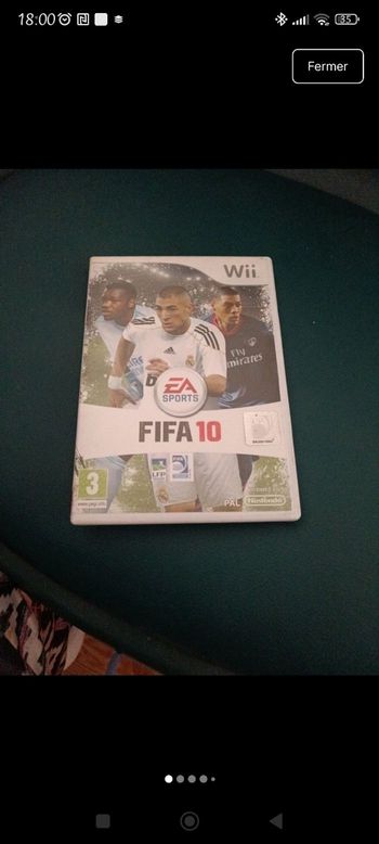 Jeu wii fifa10
