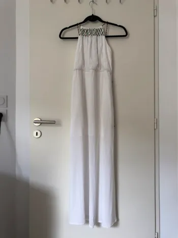 Robe longue blanche IKKS taille 36