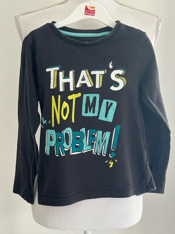 Tee shirt manches longues Kiabi taille 6 ans