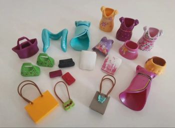 Playmobil lot vrac robe sac tablier jupe