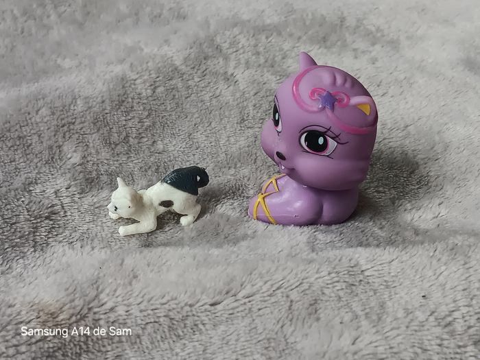 Lot de 2 figurines animaux chats - photo numéro 4