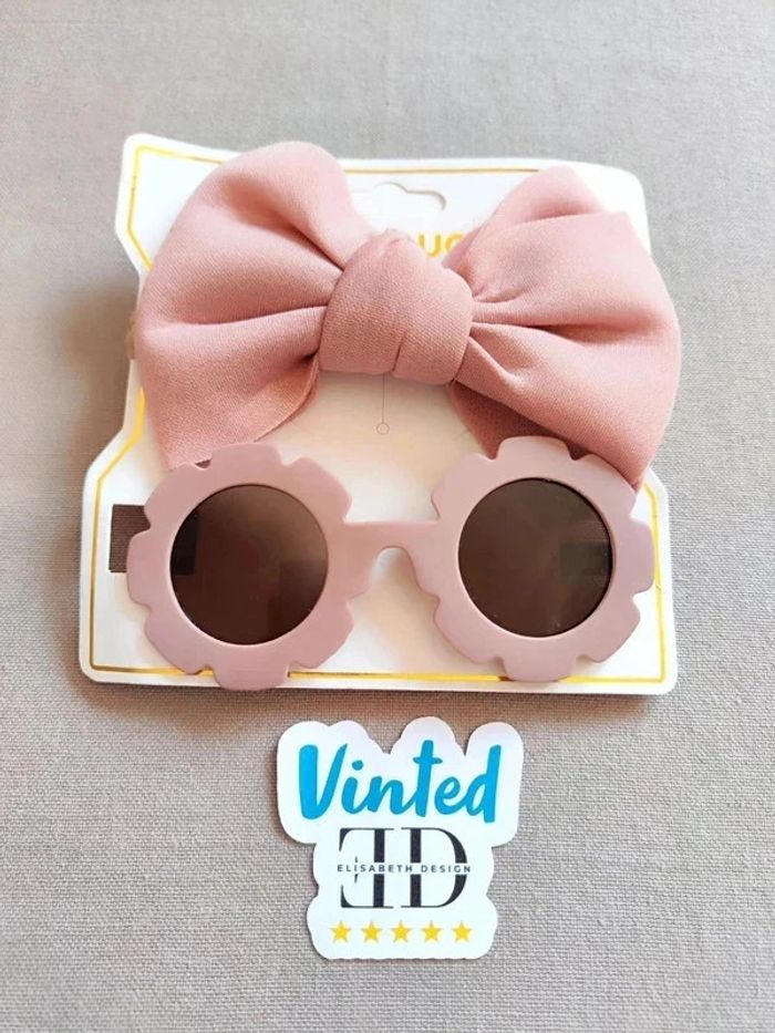 Ensemble lunettes et bandeau bébé enfant