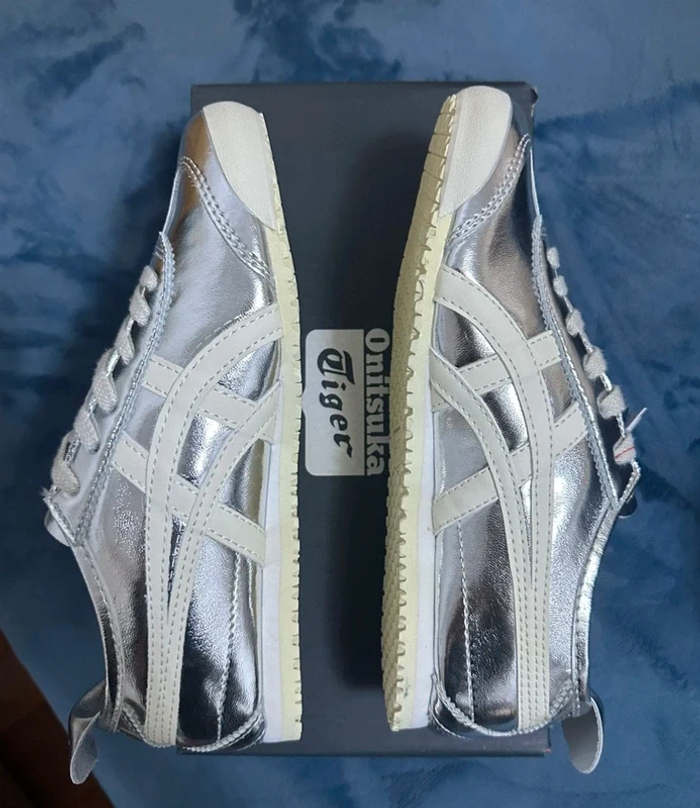 Onitsuka Tiger México 66 Argenté 40 - photo numéro 3