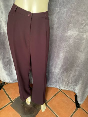 Pantalon bordeaux Christine Laure taille 46
