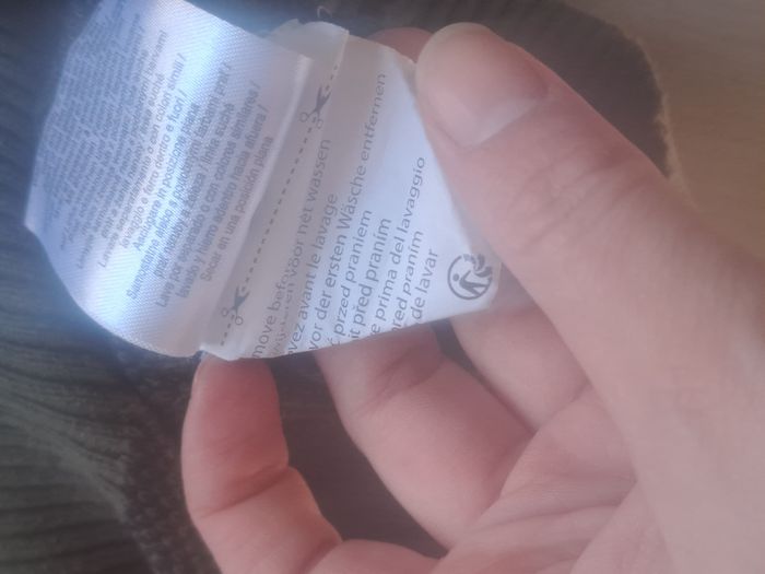 Robe pull zébré kaki noir Taille S - photo numéro 7