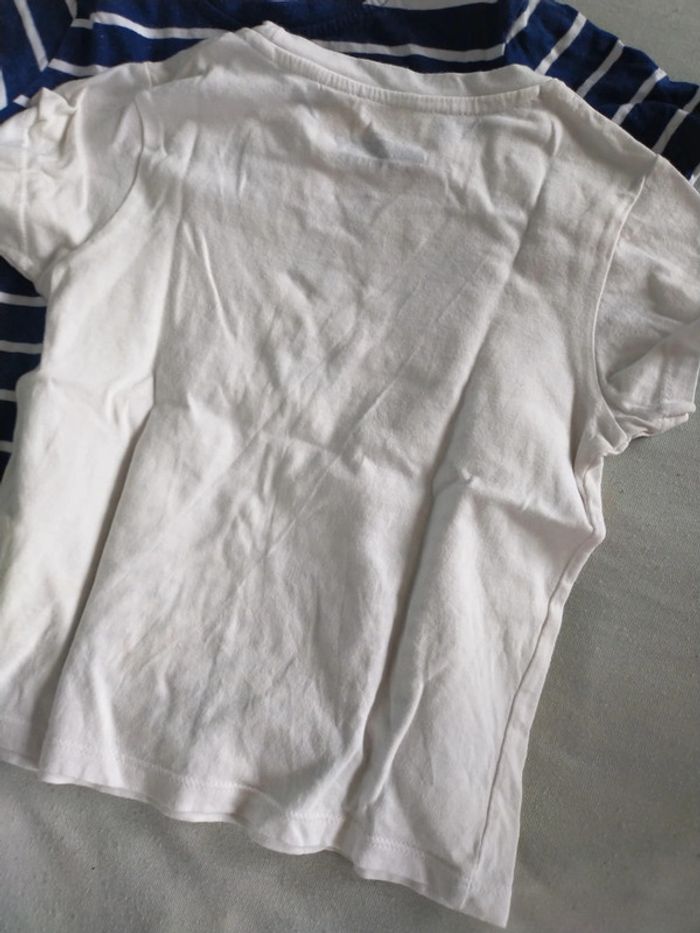 Lot 2 t-shirts marinière 3 ans - photo numéro 4