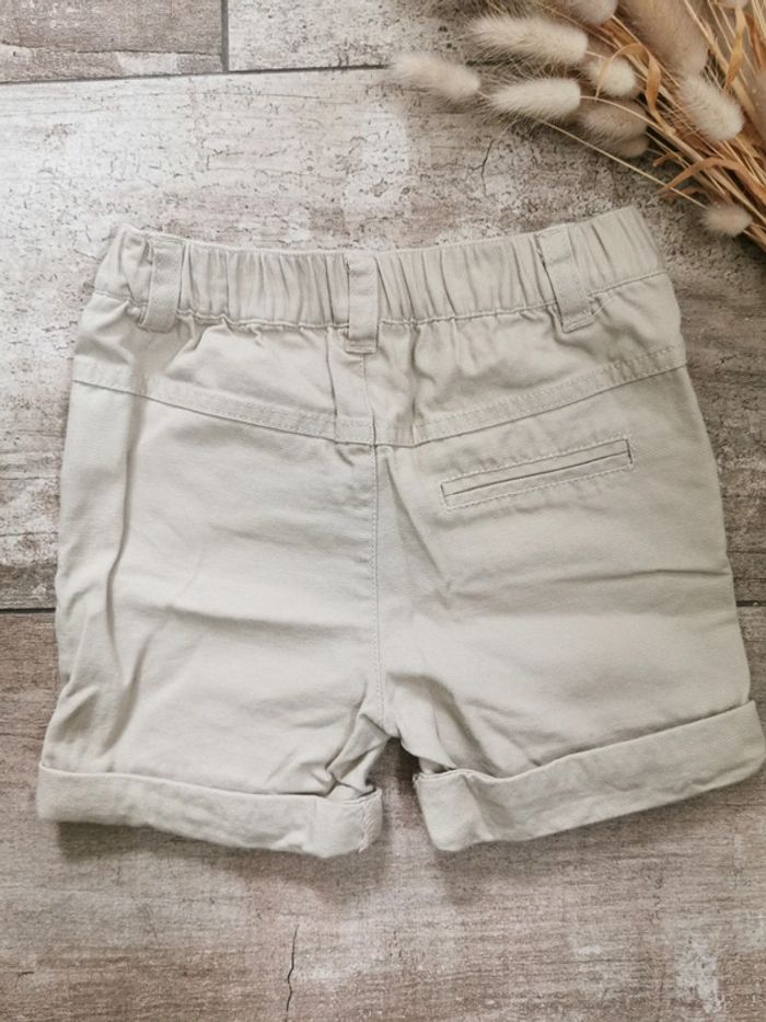 🌸Short chino garçon beige 74cm - photo numéro 3