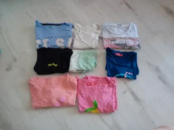 Lot de 8 tee-shirt 9/12ans