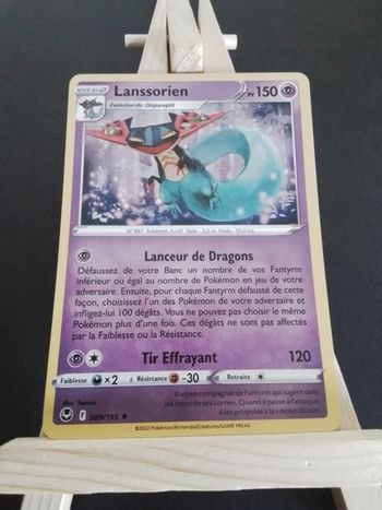 Carte Pokémon Lanssorien Holographique 89/195