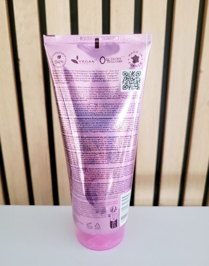Nuxe hair prodigieux shampooing brillance miroir 200ml - photo numéro 2
