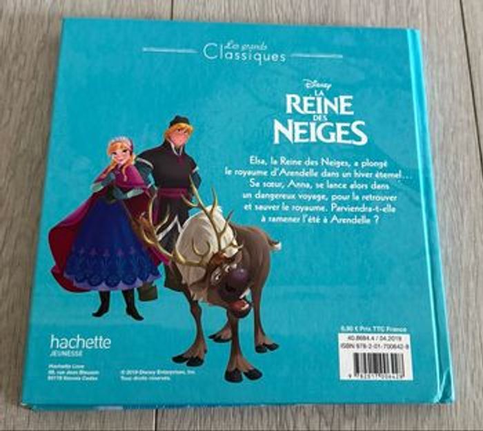 Livre La Reine des Neiges « Les grands Classiques - Hachette » - photo numéro 2