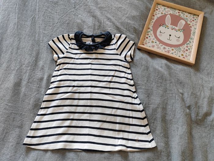 Robe marinière 18 mois Petit Bateau