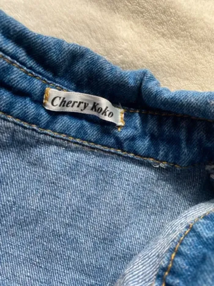 Chemise en jean destroy – Cherry Koko – Taille M - photo numéro 3