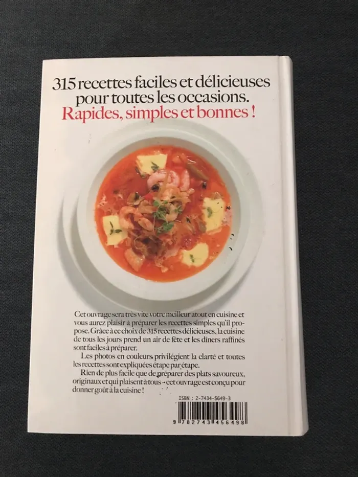 Livre : Les 315 meilleures recettes