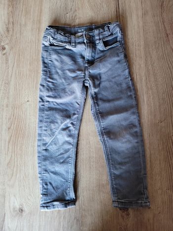Jean slim gris Eden et Victor 4 ans