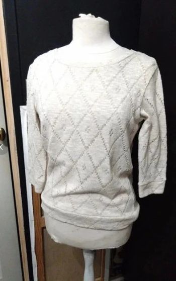 Pull Naf Naf t 36 beige écru