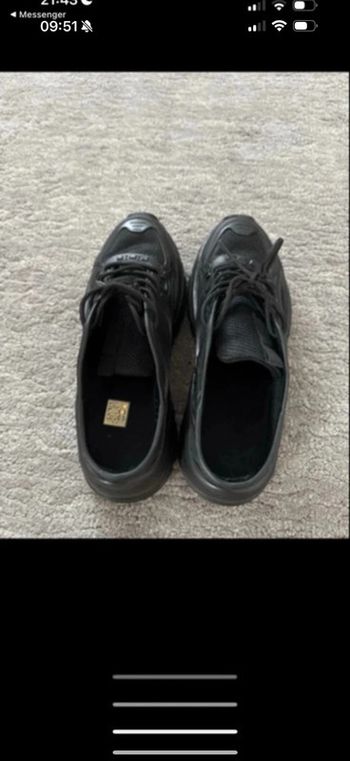Basket femme noir t40 tres bonne etat