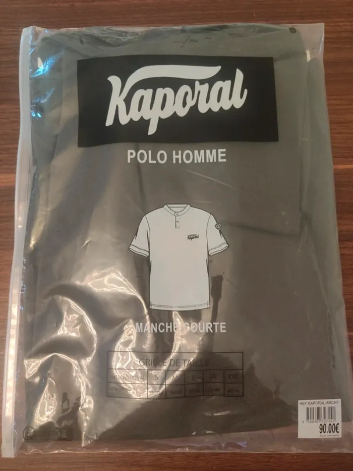 Polo homme Kaporal kaki XL - photo numéro 2