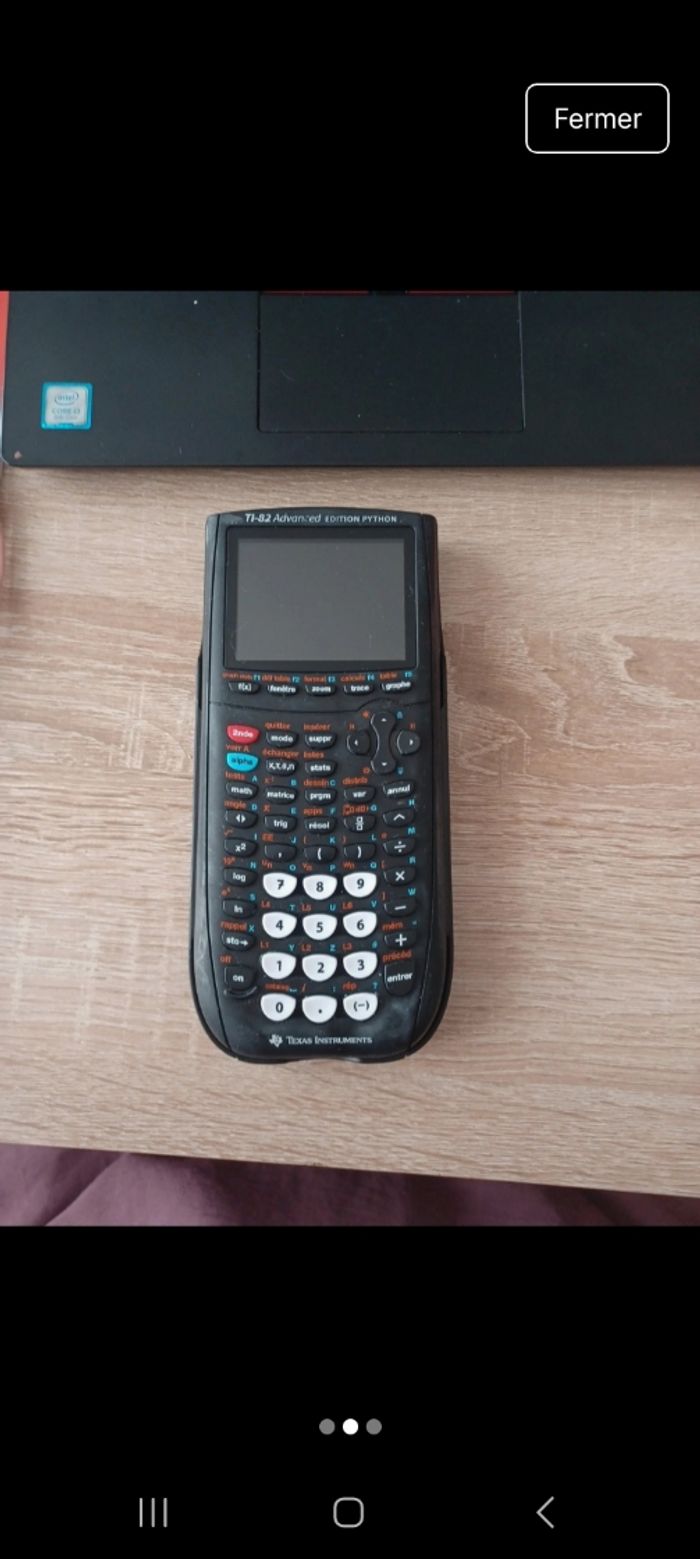 Calculatrice Texas industruments TI-82 - photo numéro 2